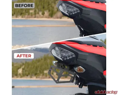 Kemimoto License Plate Bracket Fender Eliminator Honda CBR500R | CB500F - F0302-00501BK