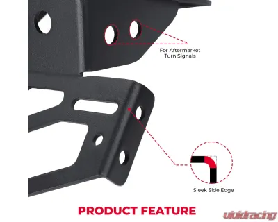 Kemimoto License Plate Bracket Holder Fender Eliminator Kits Honda Grom - F0302-00601BK