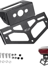 Kemimoto License Plate Bracket Holder Fender Eliminator Kits Honda Grom                                     - F0302-00601BK - Image 8