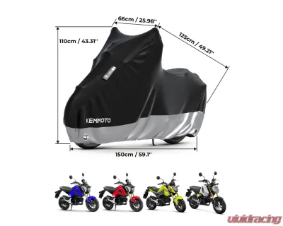 Kemimoto Motorcycles Protective Cover - F0313-00401BK