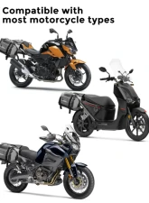 Kemimoto 25L x 2 Motorcycle Waterproof Detachable Saddlebags                                     - F1101-01601GY - Image 7