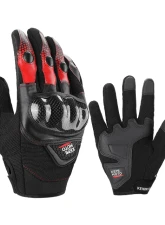 Kemimoto Motorcycle Full Finger Gloves                                     - F1109-01302XLBK - Image 7