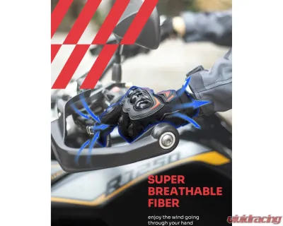 Kemimoto Motorcycle Riding Summer Gloves - F1109-01402MBK