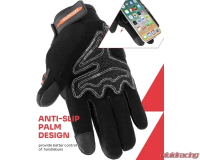 Kemimoto Motorcycle Riding Summer Gloves - F1109-01402MBK