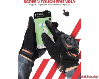 Kemimoto Motorcycle Riding Summer Gloves - F1109-01402MBK