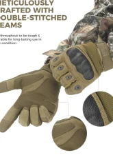 Kemimoto Motorcycle Tactical Gloves                                     - F1109-01502MBR - Image 3