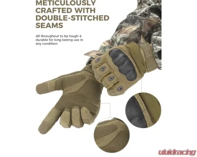 Kemimoto Motorcycle Tactical Gloves - F1109-01502MBR