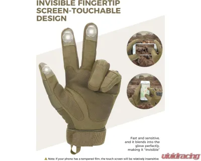 Kemimoto Motorcycle Tactical Gloves - F1109-01502MBR