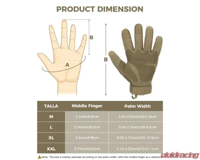 Kemimoto Motorcycle Tactical Gloves - F1109-01502MBR