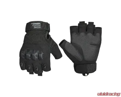 Kemimoto Half Finger Tactical Gloves Black - F1109-033012XLBK