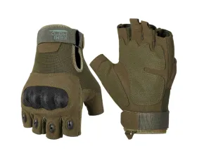 Kemimoto Half Finger Tactical Gloves Green