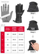 Kemimoto Upgrade Heated Gloves Ice Fishing Rechargeable Waterproof                                     - F1109-03401SBK-ZH - Image 7