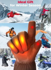 Kemimoto Upgrade Heated Gloves Ice Fishing Rechargeable Waterproof                                     - F1109-03401SBK-ZH - Image 8