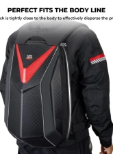 Kemimoto Motorcycle Hardshell Expandable Backpack                                     - F1111-00501 - Image 2