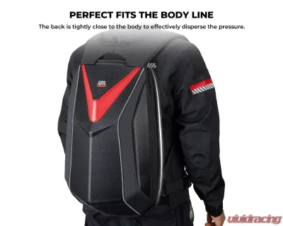 Kemimoto Motorcycle Hardshell Expandable Backpack - F1111-00501