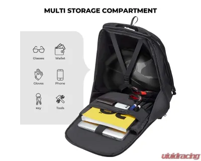 Kemimoto Motorcycle Hardshell Expandable Backpack - F1111-00501