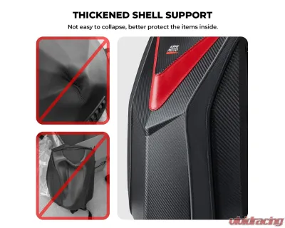 Kemimoto Motorcycle Hardshell Expandable Backpack - F1111-00501