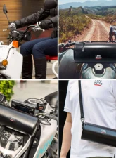 Kemimoto Handlebar Bag Motorcycle Universal                                     - F1116-02002BK - Image 5