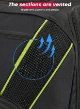 Kemimoto Motorcycle 112L Large Capability Gear Bag                                     - F1116-03401BK - Image 5