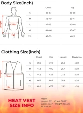 Kemimoto Winter Warming Heating Vest Battery Not Included                                     - F1117-03401SBK - Image 4