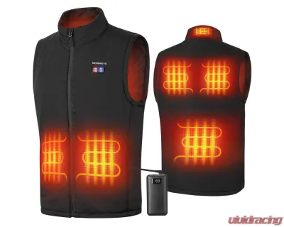 Kemimoto Classic Heated Vest Black - F1117-03501MBK