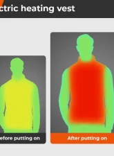 Kemimoto Classic Heated Vest Black                                     - F1117-03501MBK - Image 5