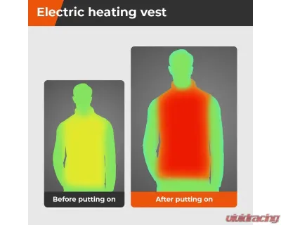 Kemimoto Classic Heated Vest Black - F1117-03501MBK