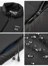 Kemimoto Classic Heated Vest Black                                     - F1117-03501MBK - Image 9