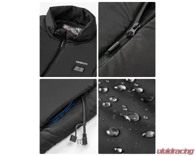 Kemimoto Classic Heated Vest Black - F1117-03501MBK