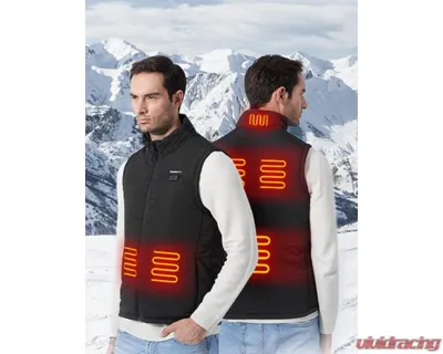 Kemimoto Classic Heated Vest Black - F1117-03501MBK