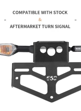 Kemimoto Motorcycles Ninja Fender Eliminator License Plate Bracket                                     - F1710-00301BK - Image 3