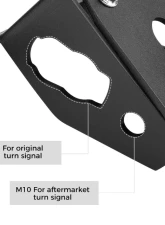 Kemimoto Motorcycles Ninja Fender Eliminator License Plate Bracket                                     - F1710-00301BK - Image 6