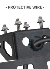 Kemimoto Motorcycles Ninja Fender Eliminator License Plate Bracket                                     - F1710-00301BK - Image 7