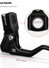 Kemimoto Handlebar Clutch Lever Only Left Side Motorcycle Universal                                     - F1729-00901BK - Image 5