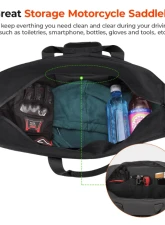 Kemimoto Saddlebag Single-Sided Liner Bag Harley                                     - F1801-00101BK - Image 4