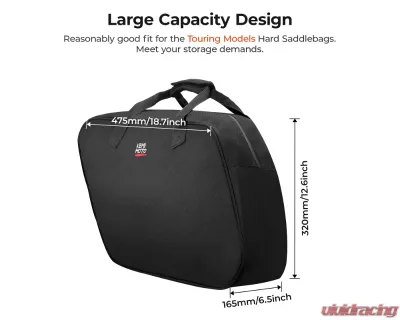 Kemimoto Saddlebag Single-Sided Liner Bag Harley - F1801-00101BK