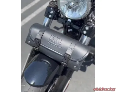 Kemimoto Motorcycle PU Leather Roll Bag - F1801-00401BK