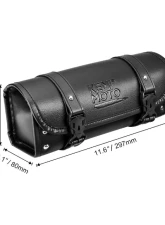 Kemimoto Motorcycle PU Leather Roll Bag                                     - F1801-00401BK - Image 7