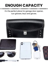 Kemimoto Windshield Bag Studded Pouch Harley                                     - F1801-01701BK - Image 2