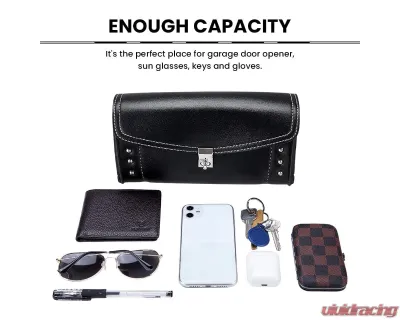 Kemimoto Windshield Bag Studded Pouch Harley - F1801-01701BK