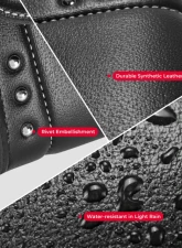 Kemimoto Windshield Bag Studded Pouch Harley                                     - F1801-01701BK - Image 4