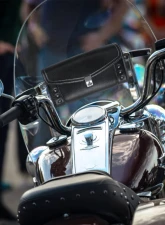 Kemimoto Windshield Bag Studded Pouch Harley                                     - F1801-01701BK - Image 7