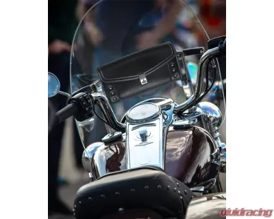 Kemimoto Windshield Bag Studded Pouch Harley - F1801-01701BK