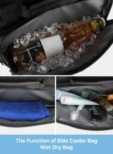 Kemimoto Travel Luggage Tail Bag Harley                                     - F1801-02101BK - Image 4