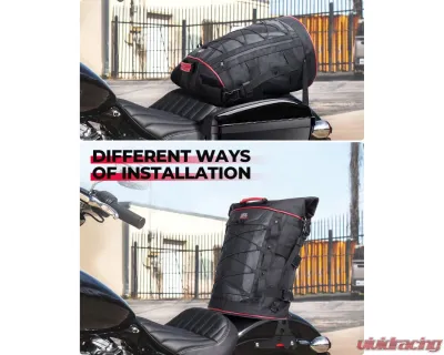 Kemimoto Motorcycle 30L Travel Backpack Harley Sportster Softail Dyna Touring 1984-2022 - F1801-02701