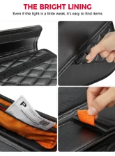 Kemimoto Motorcycle Swingarm Leather Side Bags                                     - F1801-02801 - Image 5