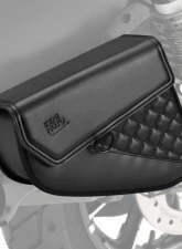 Kemimoto Motorcycle Swingarm Leather Side Bags                                     - F1801-02801 - Image 9
