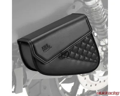 Kemimoto Motorcycle Swingarm Leather Side Bags - F1801-02801