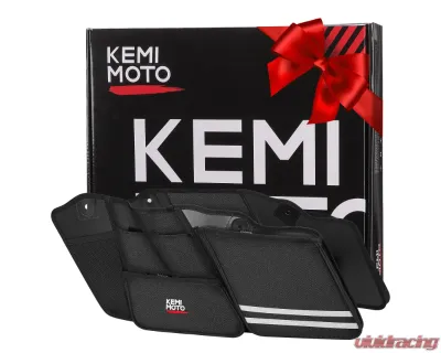 Kemimoto Saddlebag Organizers 3 Pack Harley - F1801-03201BK