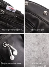 Kemimoto Motorcycle Rider Backrest Organizer Kit Harley                                     - F1801-03301BK - Image 2